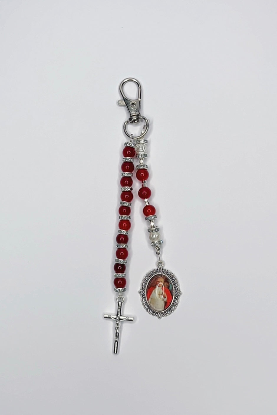 Pope John Paul II Catholic Handmade Keychain